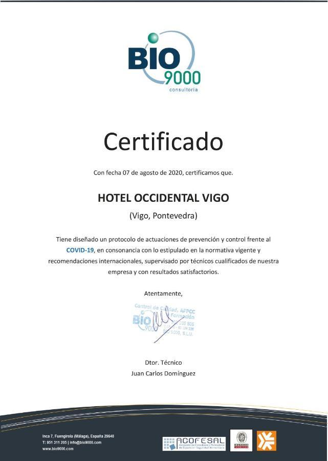 Occidental Vigo Hotell Exteriör bild